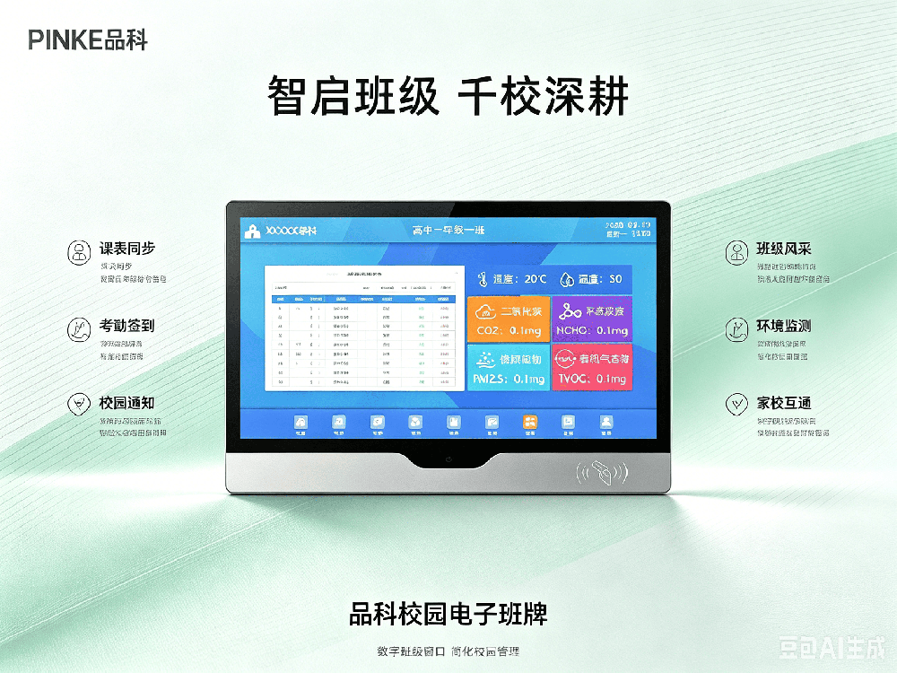 品科电子班牌，打造校园美育文化新阵地